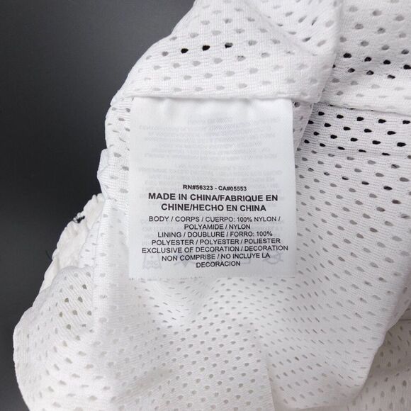 NIKE Jordan JSW DIAMOND TRACK PANT White Black Nylon Sweatpant Athleisure Sporty - Picture 8 of 9